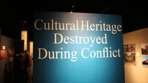 Some cultural items destroyed during conflicts