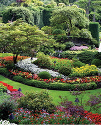 Butchart Gardens on Vancouver Island, Canada