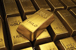 Gold bars with a single bar on top