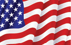 The flag of United States of America.