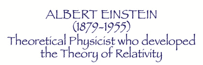Article about Albert Eistein, theoretical physicist.