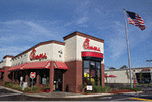 A Chick-fil-A fast food restaurant in Jacksonville.
