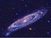 The Andromeda Galaxy, Messier 31 or M31 is a spiral galaxy.