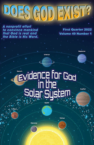 The cover of our 1st quarter 2022 journal has a picture of items in our solar system.