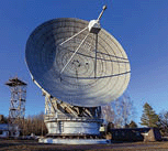 Radio telescope satellite dish