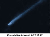 Comet-like asteroid