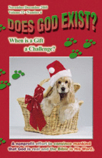 The cover of our November/December 2005 journal has gift dog in a decorated basket.