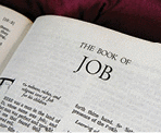 The front page of the book of Job