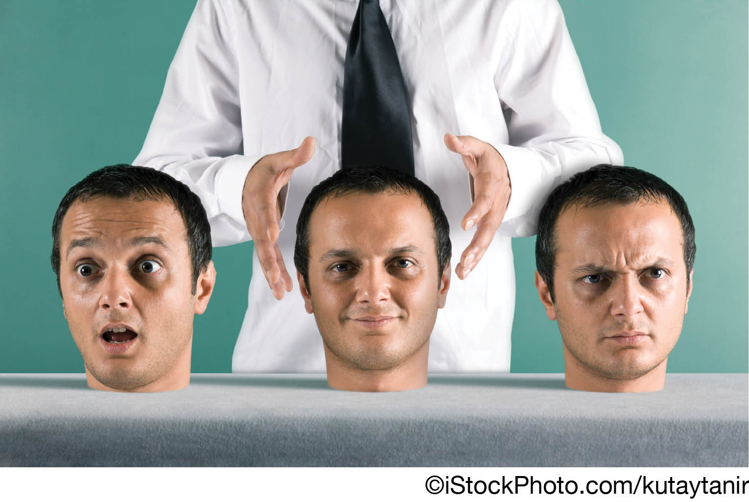 Three heads