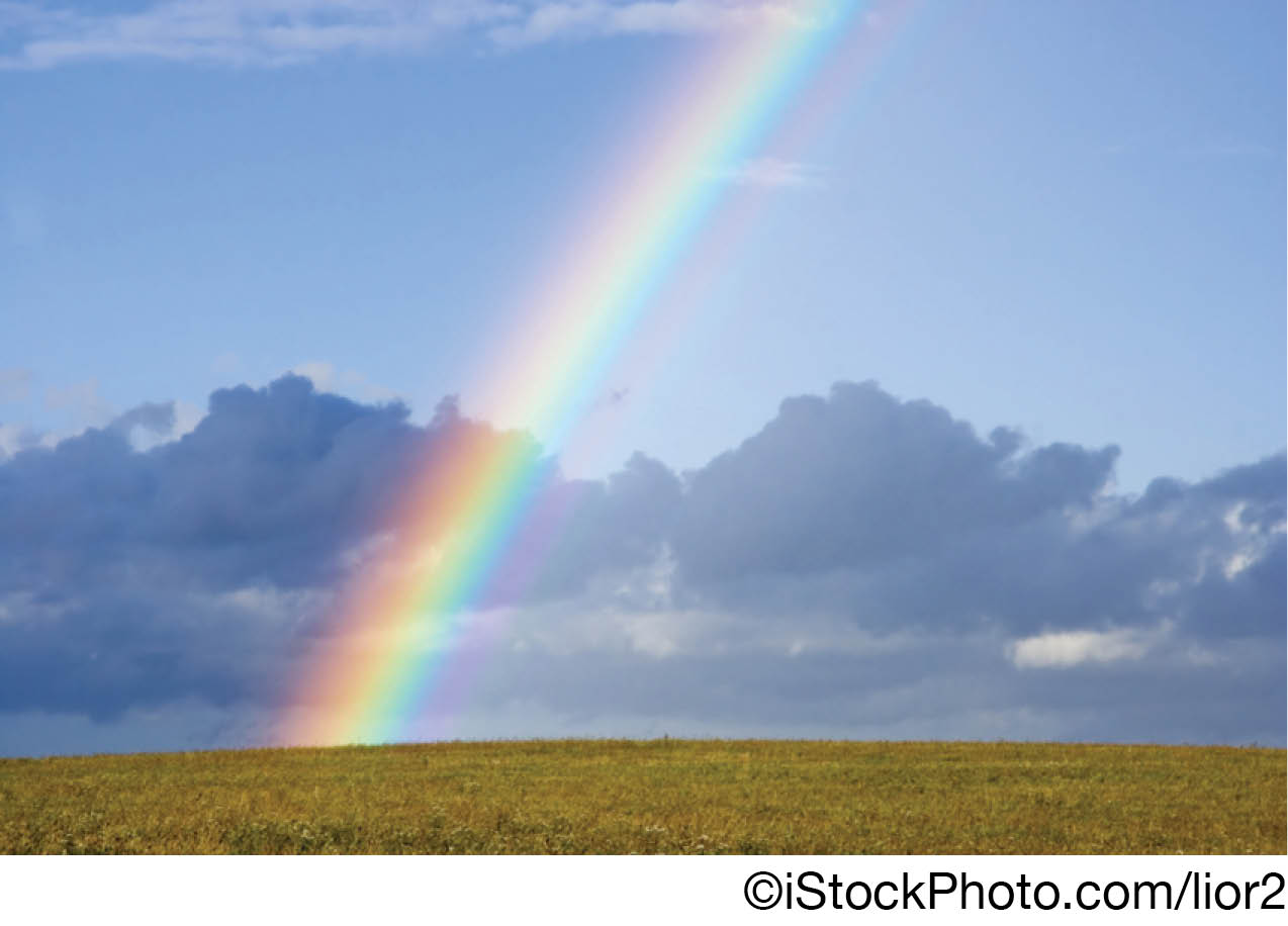 rainbow on the plains
