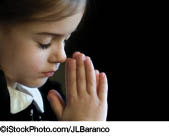 girl praying