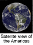 A satellite view of the Americas